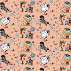 Fundertable Spielmatte im Bauernhof-Design mit liebevollen Tier- und Naturillustrationen – ideal für fantasievolles Spielen mitten im Familienalltag unter dem Tisch