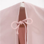 Detail der Fundertable Stoffverbindung in Rosa mit Kordelverschluss